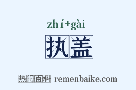 执盖是什么意思的图片